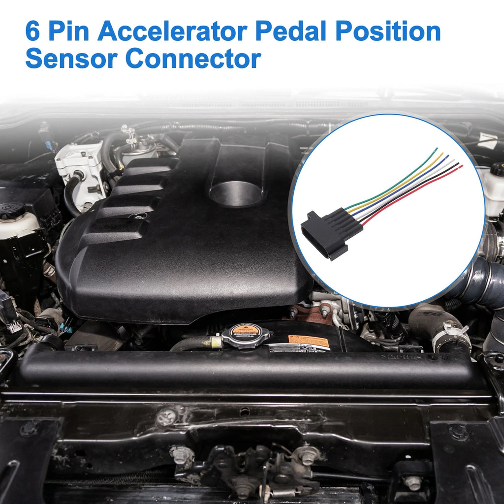 6 Pin Accelerator Pedal Position Sensor Connector for Ford Focus (2003–2008)