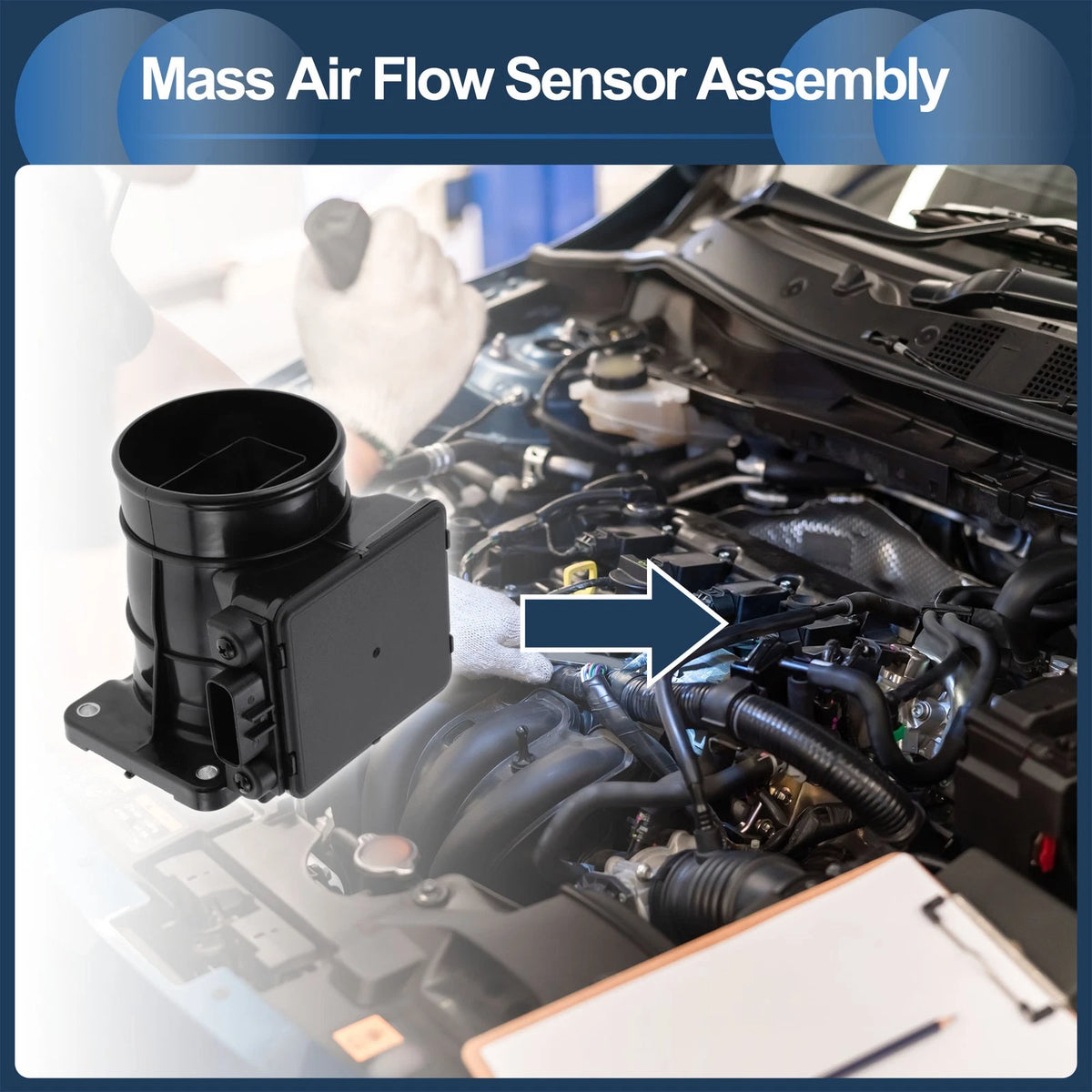 Mass Air Flow Sensor Assembly MD334011 for Mitsubishi Montero Sport (1997–1998)