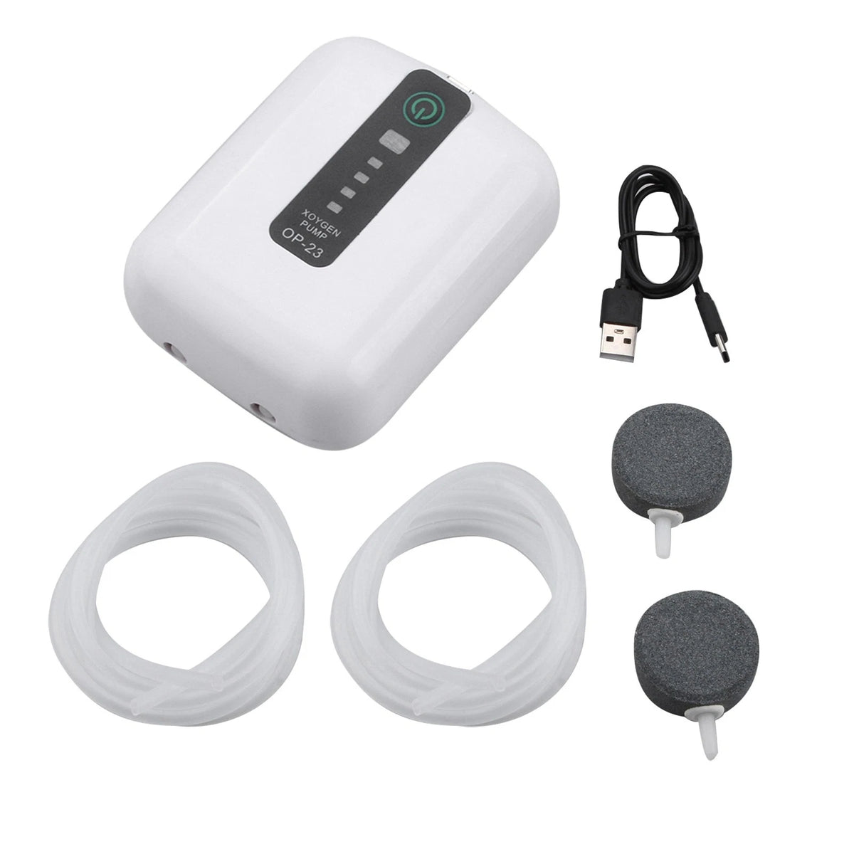 2600mAh Battery Powered Air Pump for Bait Bucket (USB Type-C)