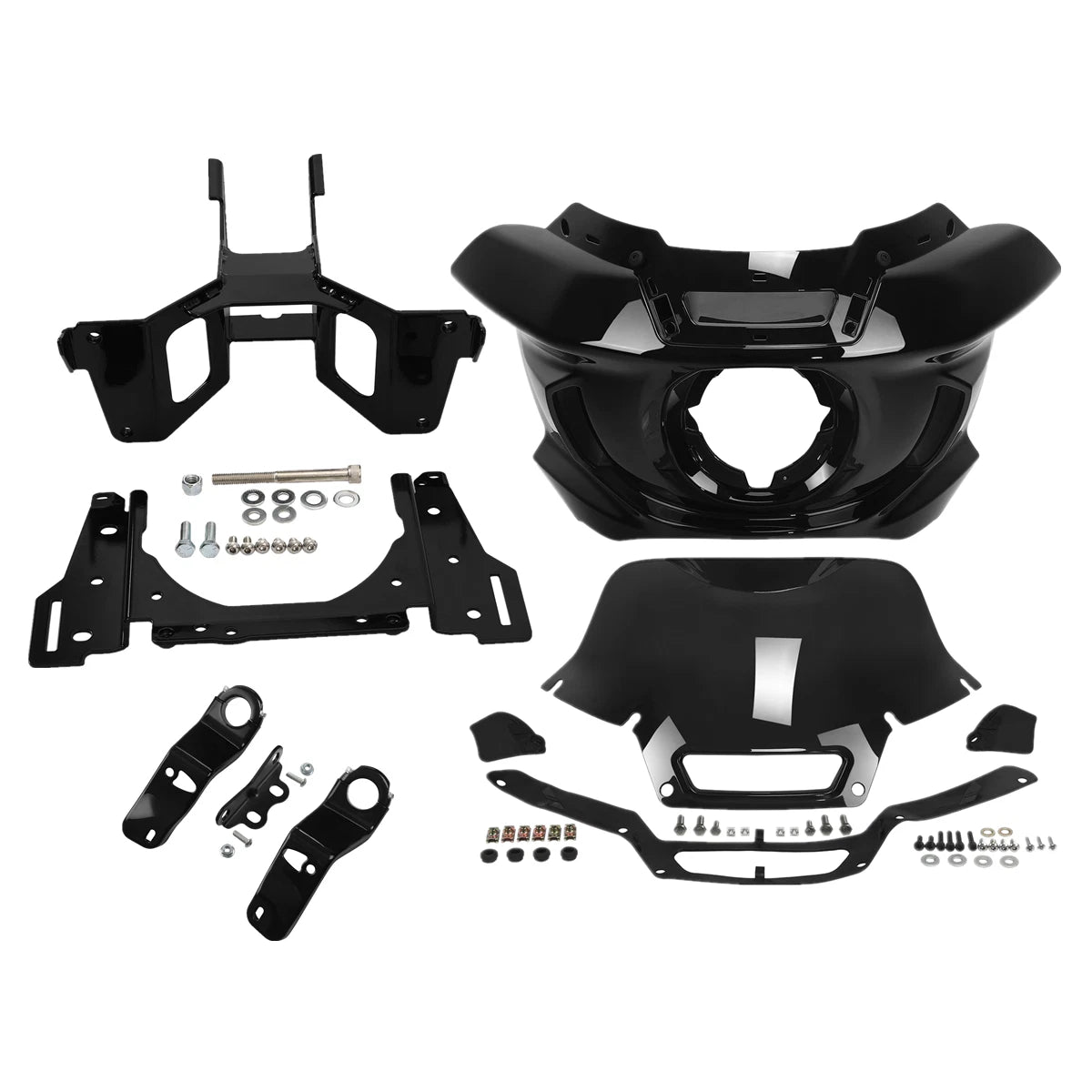 Front Headlight Fairing Windshield & Bracket for Harley Low Rider ST (2022–2023)