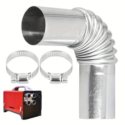 Stainless Steel Exhaust Connector Elbow Tube for Smooth Exhaust Flow