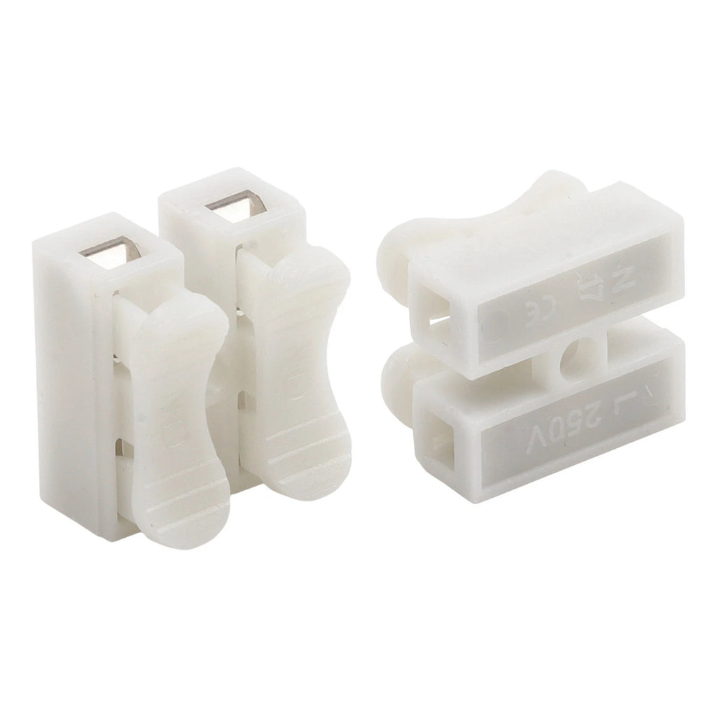 2X CH 2 Terminal Blocks Quick Connectors for Secure Electrical Crimp Connections