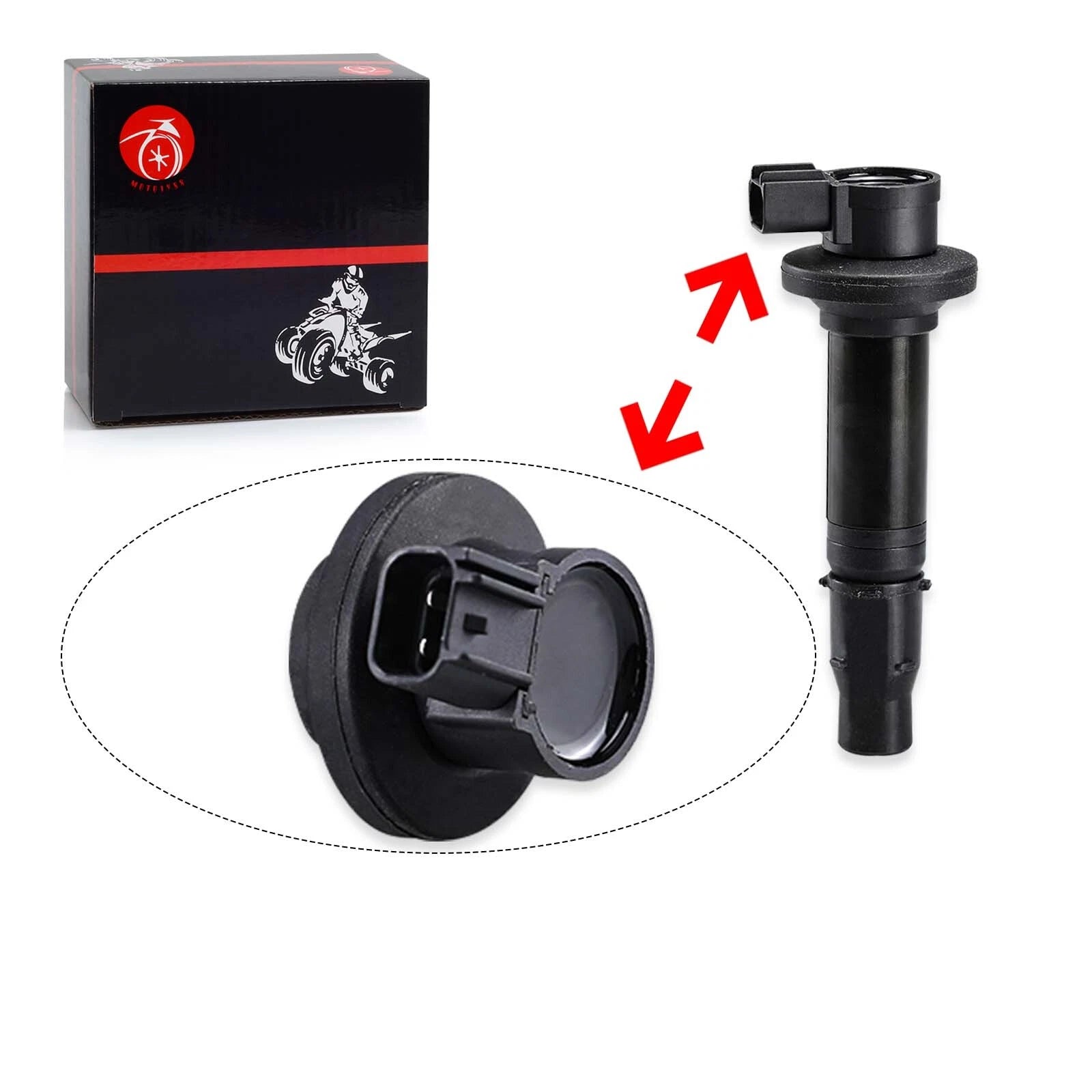 Ignition Coil Set of 4 for Yamaha YZF-R6 (1999–2002) 5EB-82310-00-00