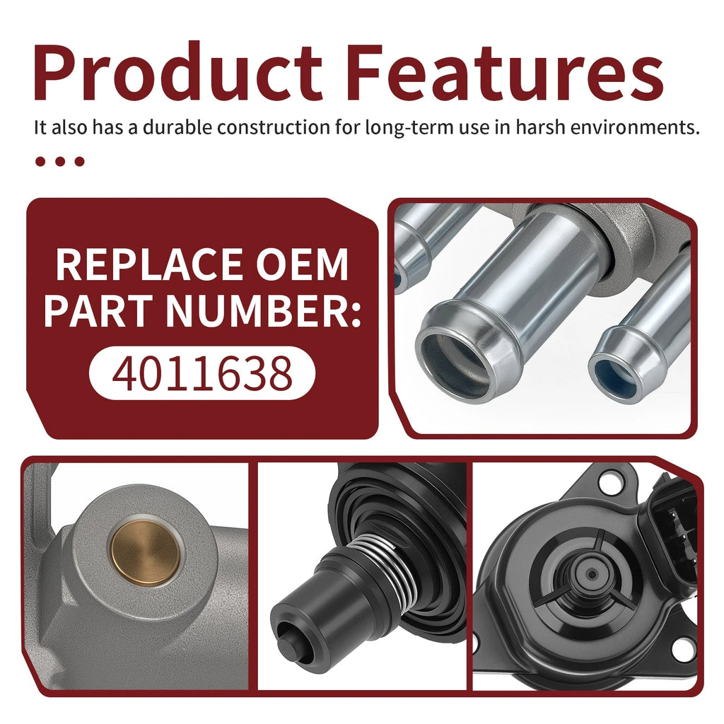 Idle Air Control Sensor Valve Kit for Polaris Sportsman 850, RZR 900 (2013–2021)
