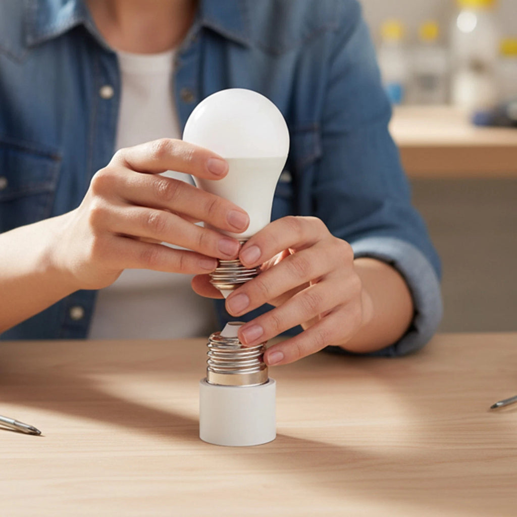 E27 Light Socket Adapter for US EU Bulb Types