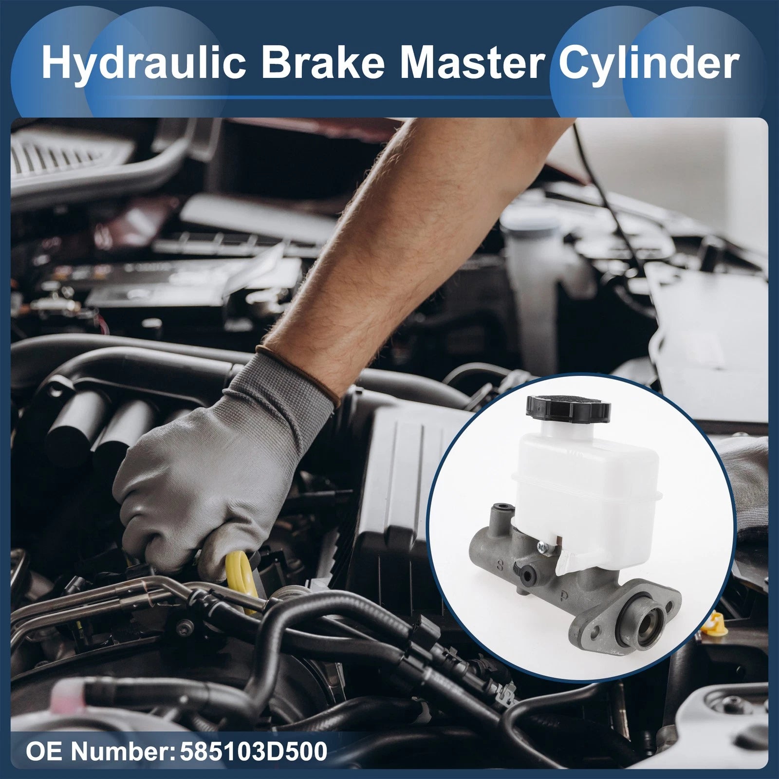 Brake Master Cylinder Reservoir Replacement for Hyundai Sonata (2002–2005)