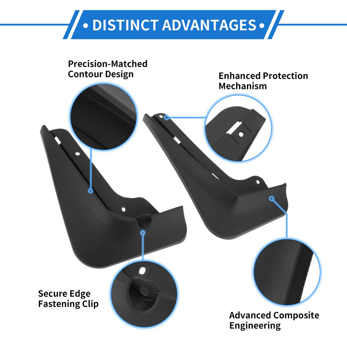 Mud Flaps for Chevrolet Equinox (2025–2026) Front & Rear Splash Guards