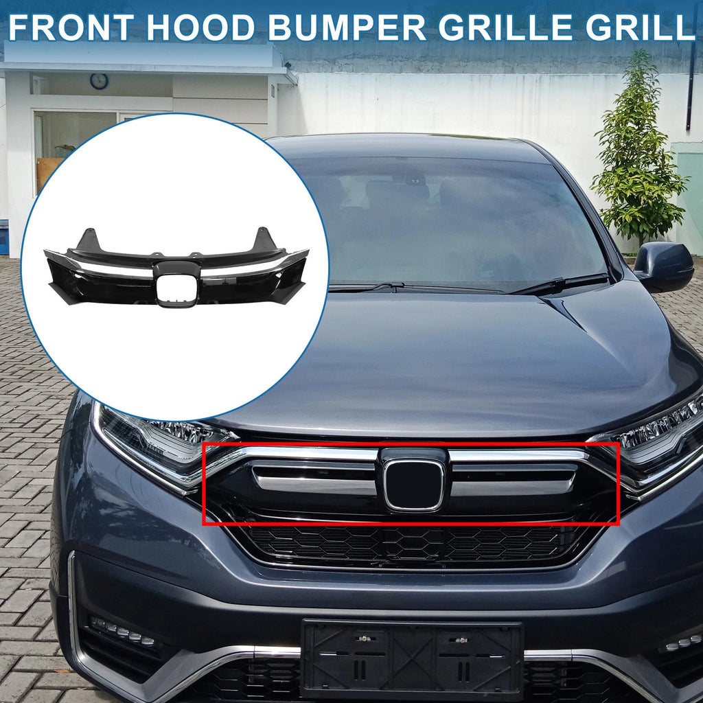 Front Lower Hood Bumper Grille Grill Replacement for Honda CR-V (2015–2016)