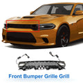 Front Upper Hood Bumper Grille Grill Replacement for Dodge Charger (2015–2023)