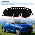 Dash Cover for Suzuki Swift (2026) Black Red Edge