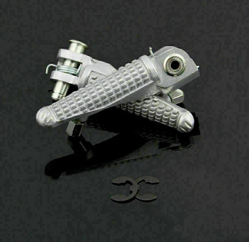 Front Bracket Footrest Footpeg Set for Kawasaki ZX6R ZX10R (2003–2012)