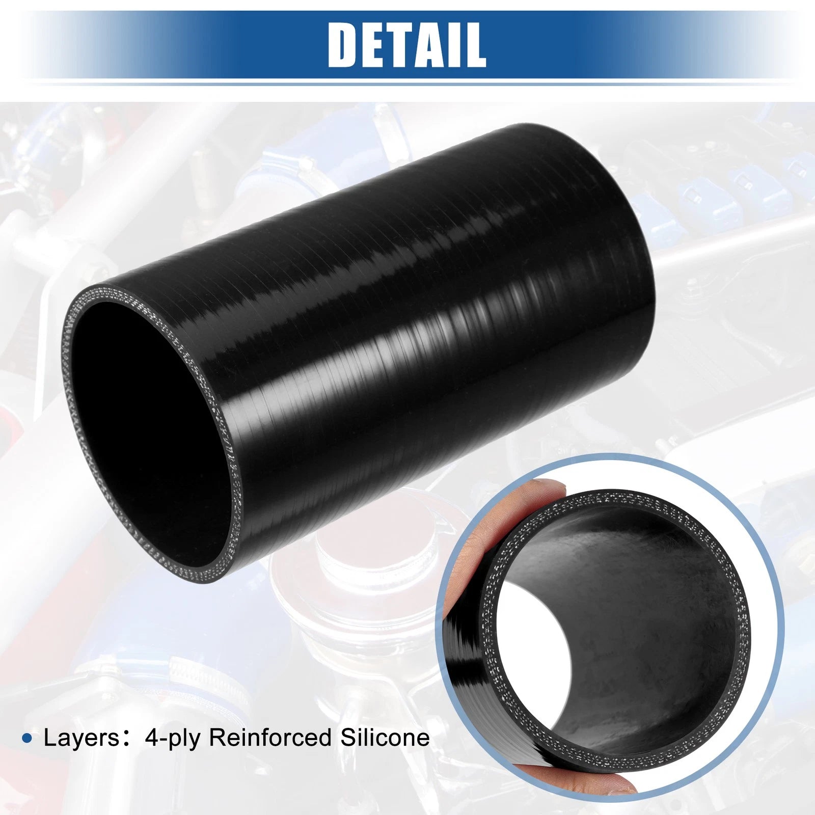 3" ID 6" Length Silicone Reducer Hose for Intercooler
