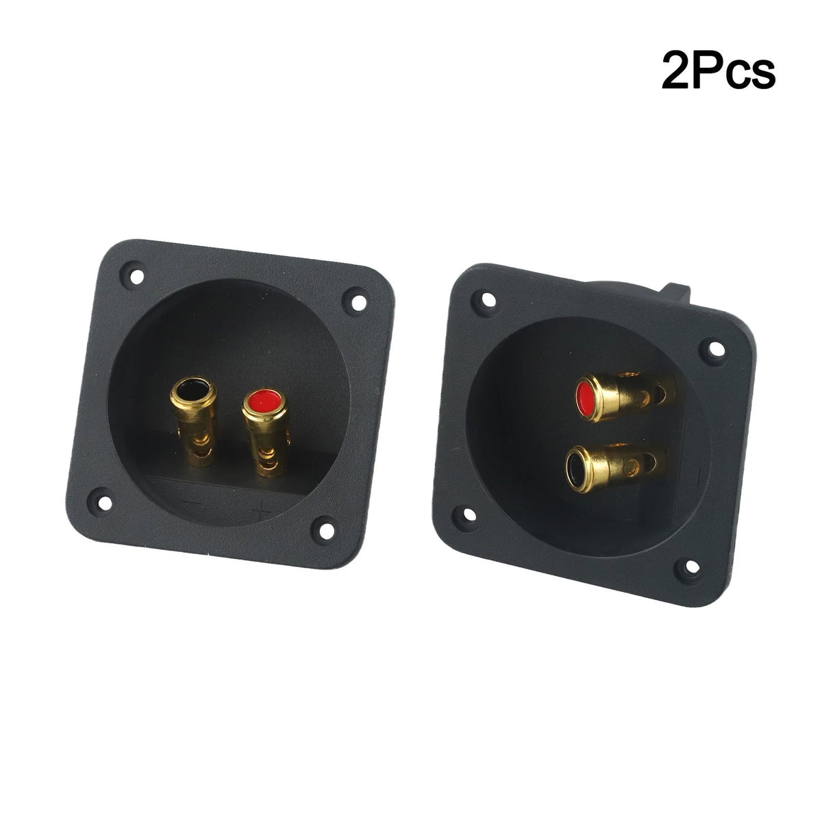 2X Audio Junction Box Terminal Connectors for Speaker Wires