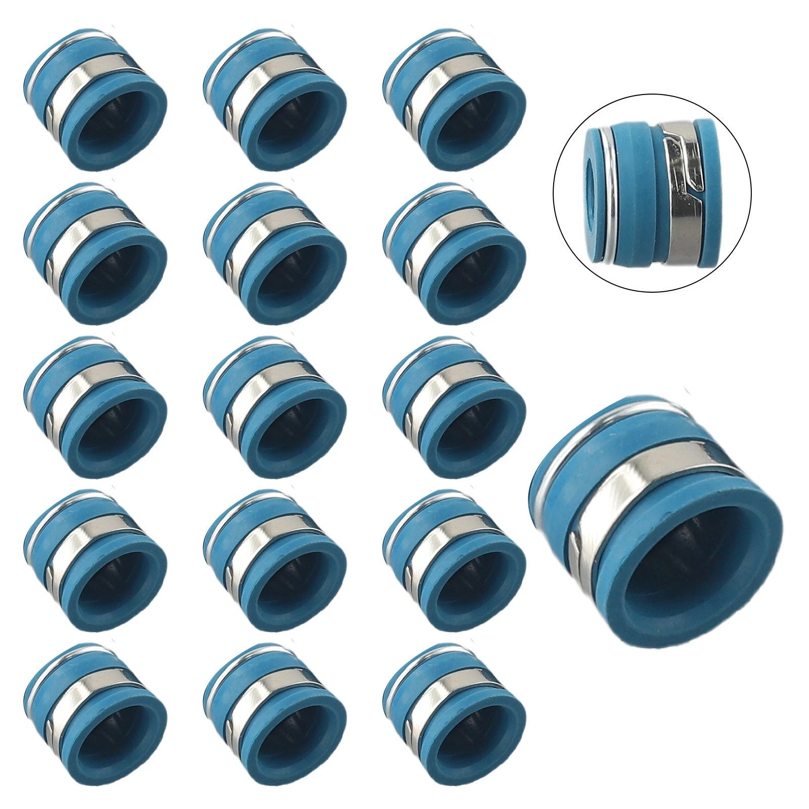 16pcs Valve Stem Seals for Chevrolet Small Block