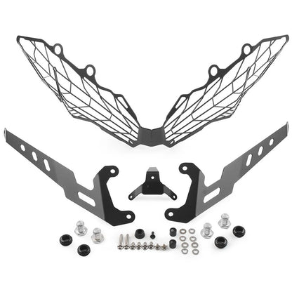 Front Headlight Lamp Grille Guard Cover for Kawasaki Versys 1000 (2019–2021)