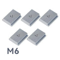 5pcs T Track Slider Fixtures for Woodworking Tool with M6 Threaded