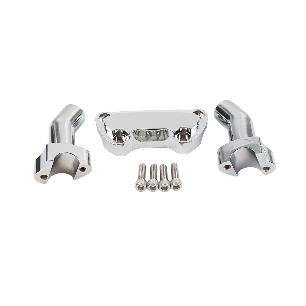 3.5" Handlebar Riser Top Clamp Chrome for Harley Sportster XL Softail