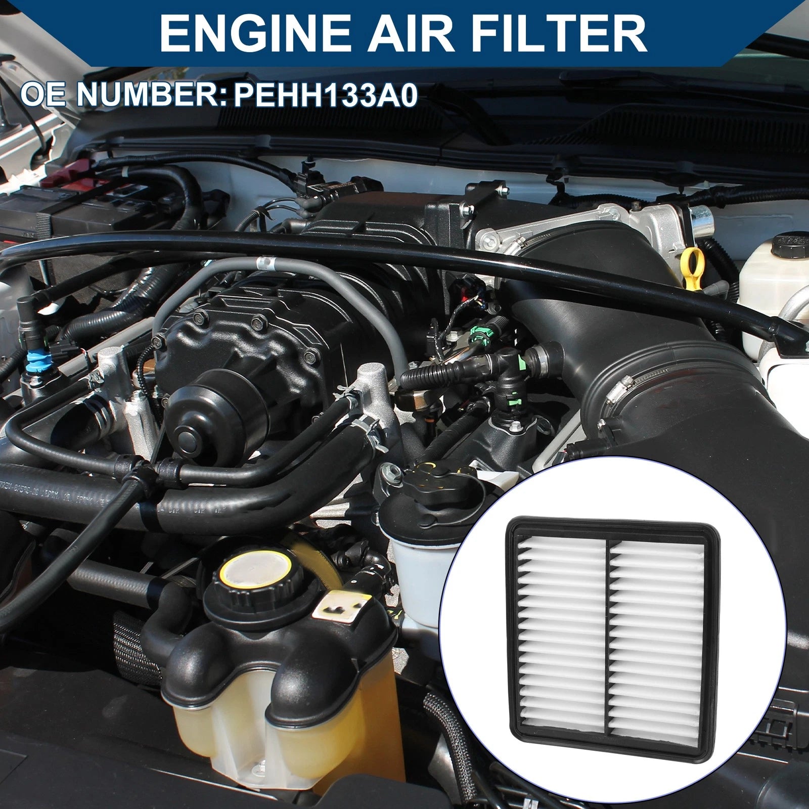 Engine Air Filter Replacement for Mazda CX-3 2.0L (2016–2021)