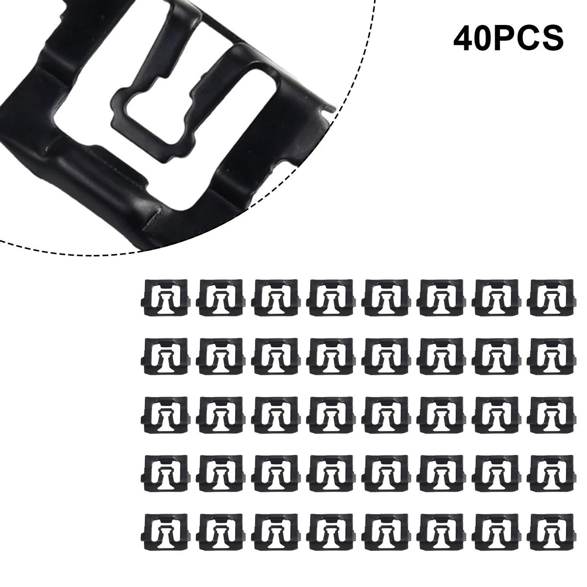 40PCS Windshield Trim Molding Clips for Ford Vehicles