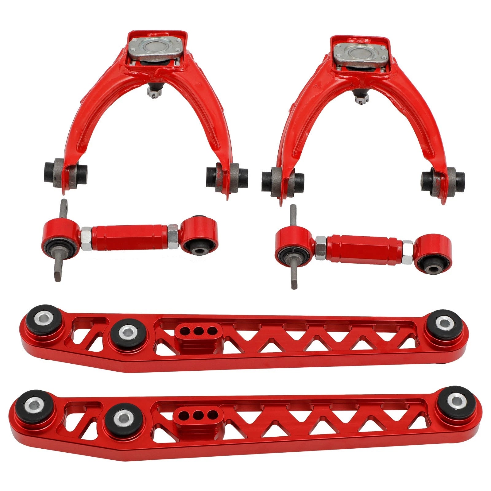 6x Control Arm + Adjustable Rear Camber Kit for Honda Civic (1996–2000)
