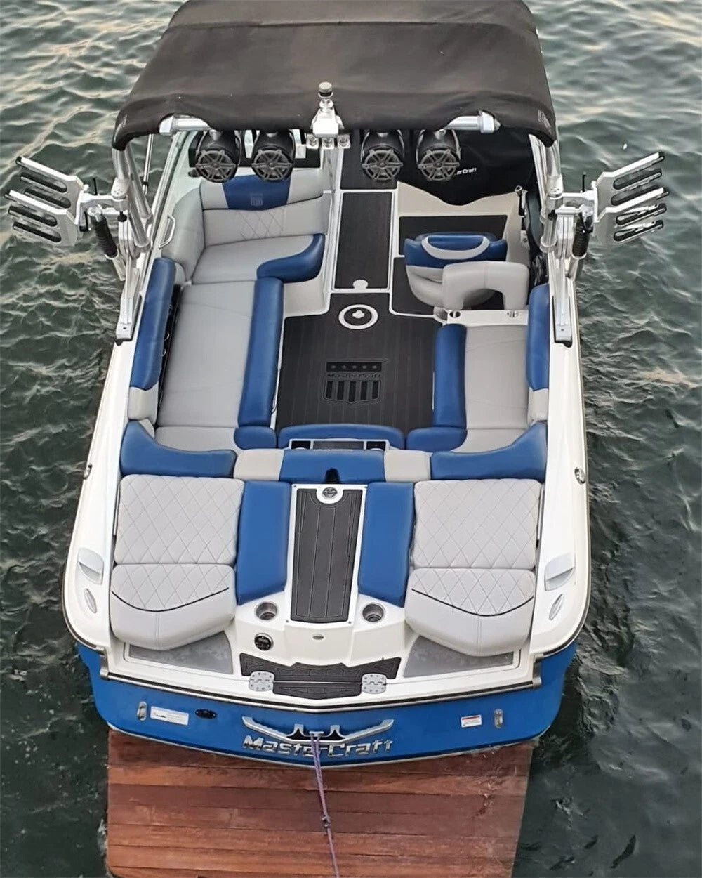 EVA Foam Cockpit Pad for Mastercraft X25 (2011) - Faux Teak Deck Mat