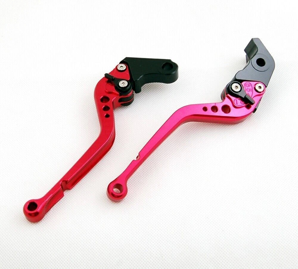 Long Brake Clutch Levers for Speed Triple Daytona 675 R (2011–2014) Red T9