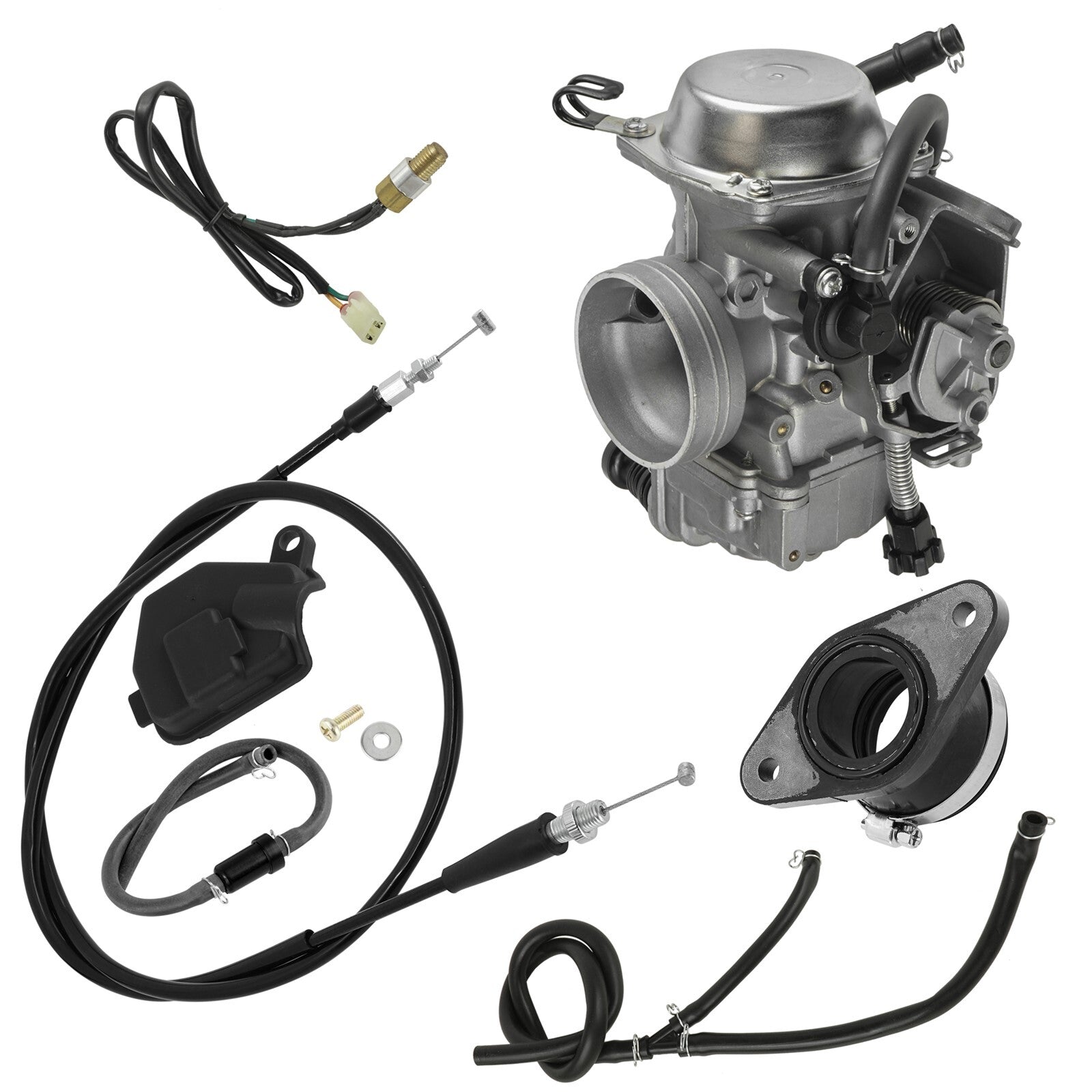 Carburetor Cable with Intake Manifold Boot for Honda GX160 (2000–2020)