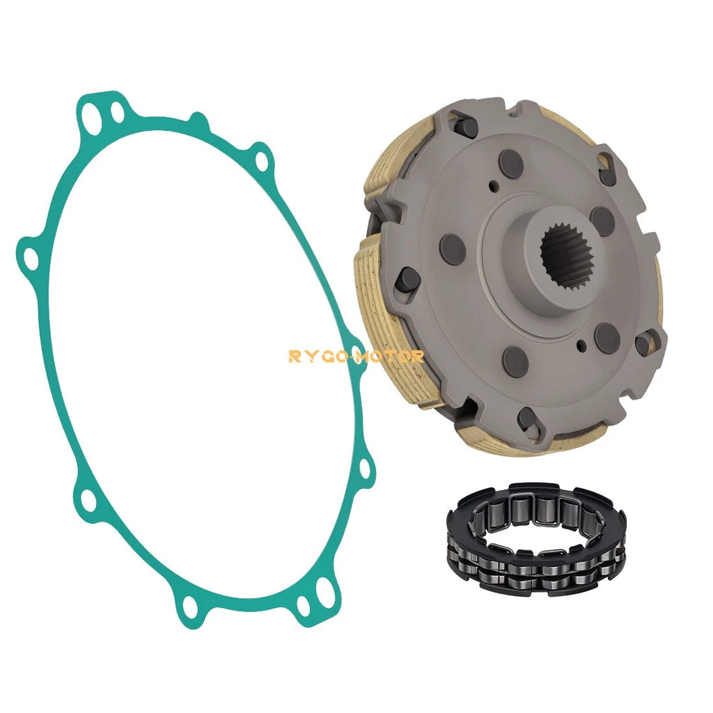 Wet Clutch Carrier & One Way Bearing & Gasket for Yamaha Kodiak Grizzly (400–450)