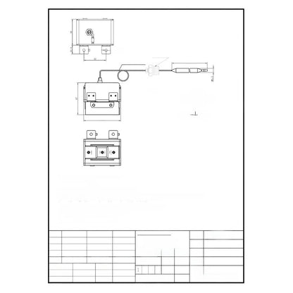 Limit Switch for Deep Fryer Safety Cutoff 3/8 MPT Thread
