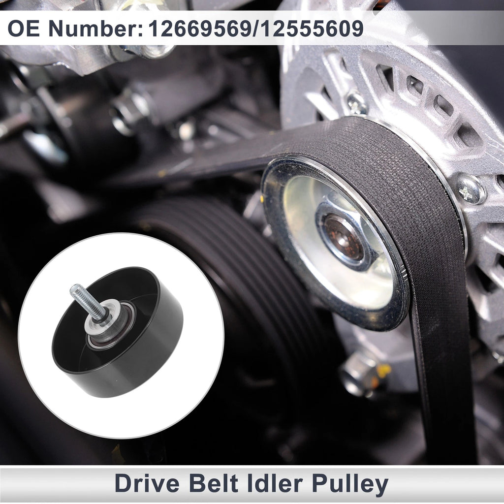 Drive Belt Idler Pulley for Chevrolet Silverado 1998–2013 Replacement