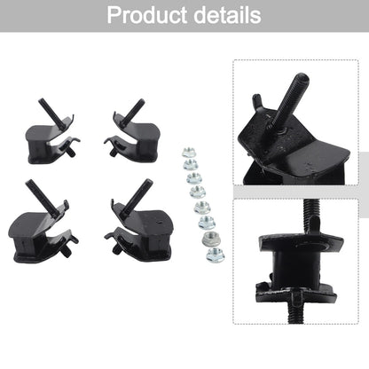 Rubber Bracket Set for Honda Generator (AntiVibration, Noise Reduction)