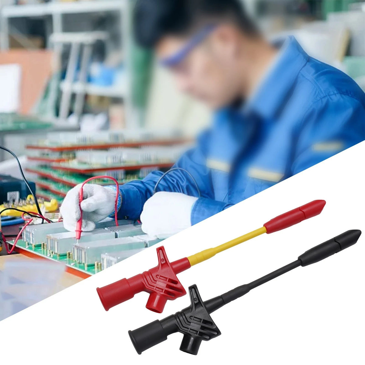 Test Probe Clips for Electrical Testing