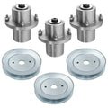 Deck Spindle with Pulley for Hustler Fastrak 54 Inch (2001–2018)