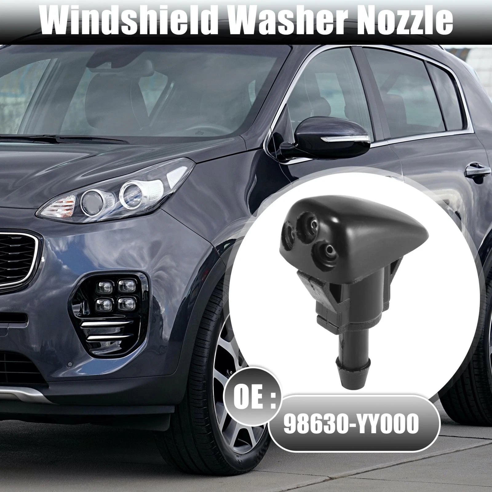 Front Windshield Washer Nozzle Wiper Spray for Kia Sorento (2003–2009)