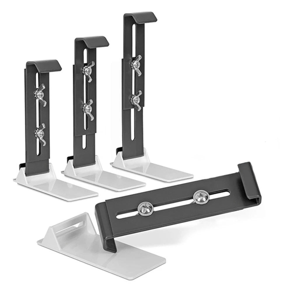 Set of 4 Stainless Steel Window Holders for Flower Boxes (No Drilling)
