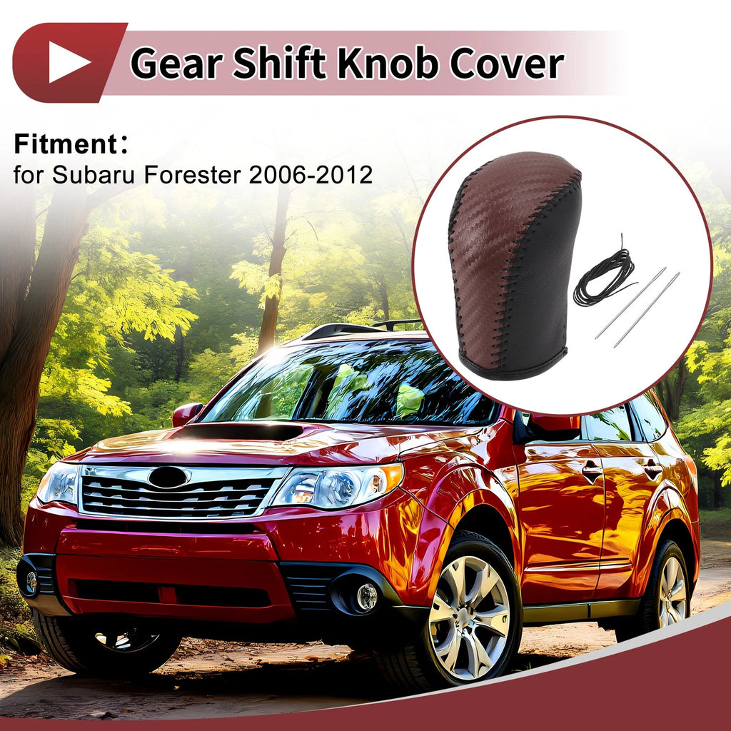 1Pc Gear Shift Knob Cover Replacement for Subaru Forester (2006–2012)