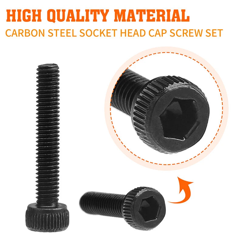 730PCS Hex Socket Head Screw Cap Set M3 for Universal Applications
