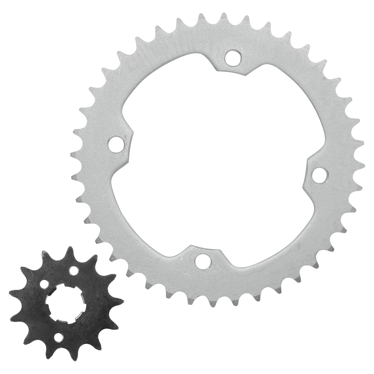 Front and Rear Sprockets Kit Replacement for Yamaha Warrior 350 YFM350X (1987–1988)