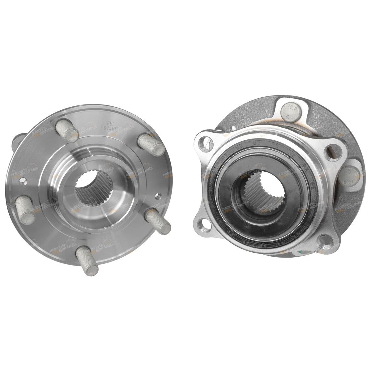 2X Front Wheel Bearing Hubs for Hyundai ix35 LM (2010–2015)