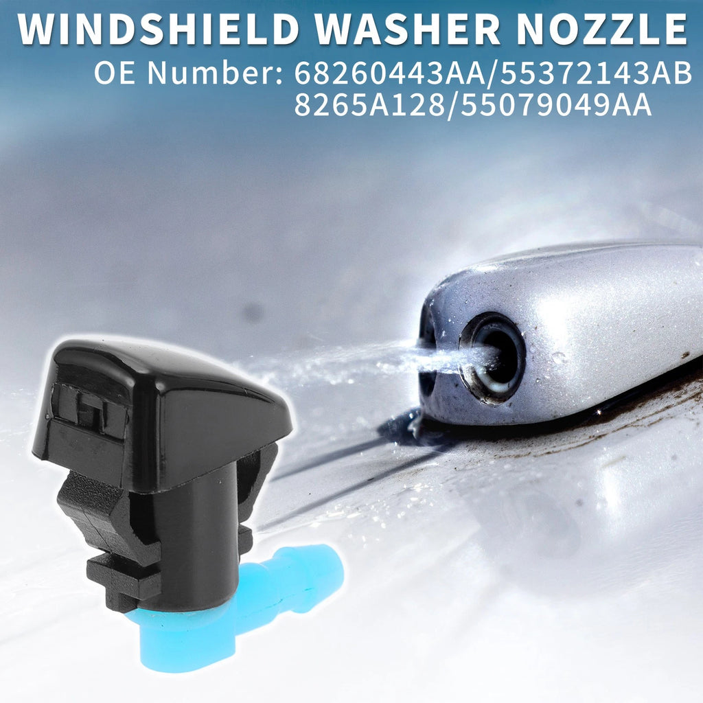 2 Pcs Front Windshield Washer Nozzles Replacement for Jeep Grand Cherokee (2005–2010)