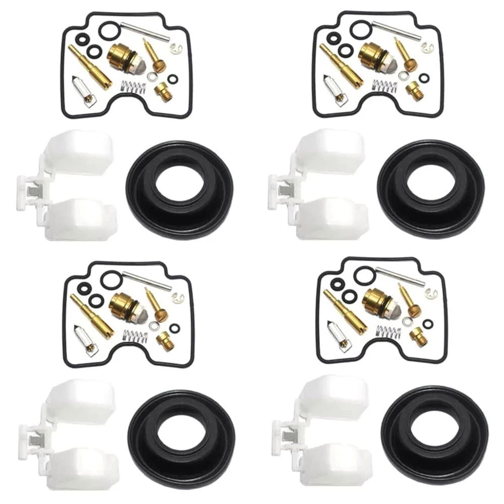 4X Carburetor Repair Kit Diaphragm Float for Suzuki GSX600F (1998–2006)