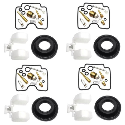4X Carburetor Repair Kit Diaphragm Float for Suzuki GSX600F (1998–2006)