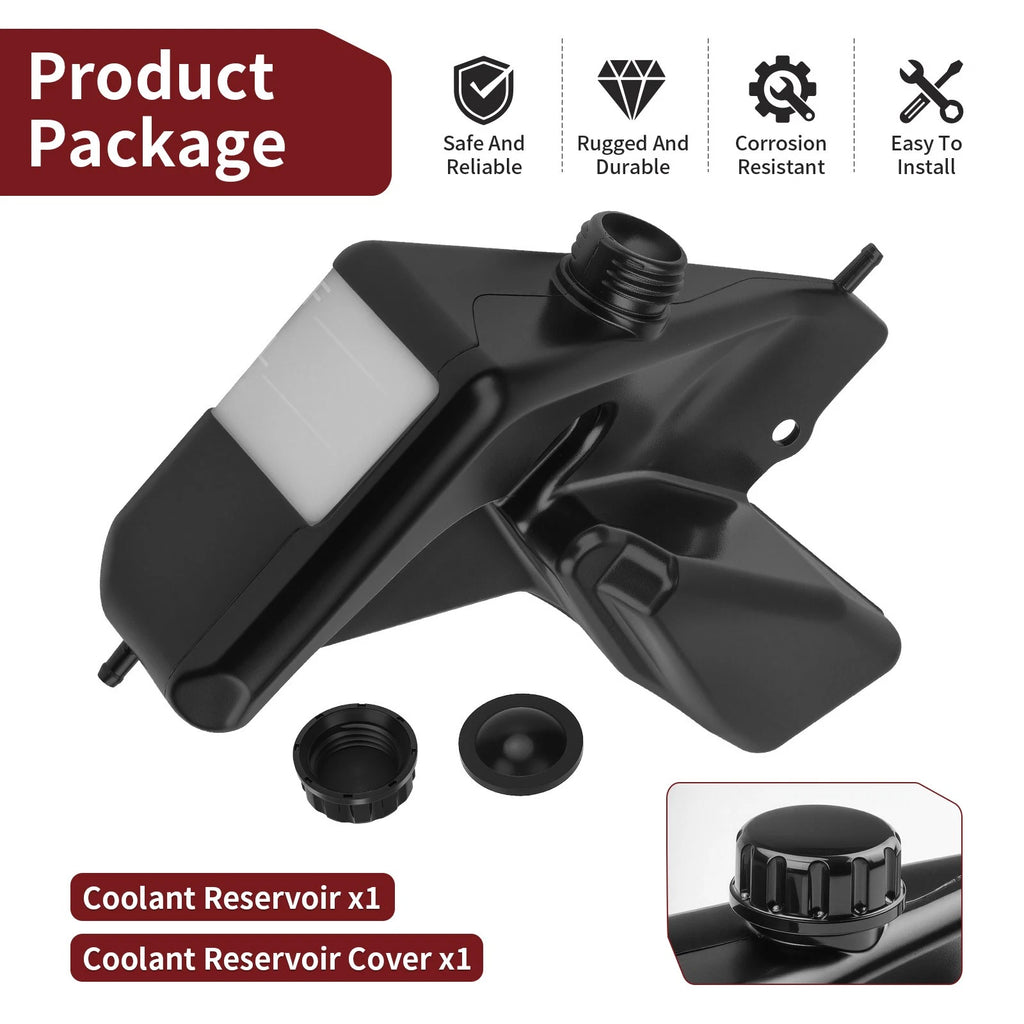 Coolant Reservoir w/ Cover for Kawasaki ZX-9R (1998–2003) 430781160 430780014