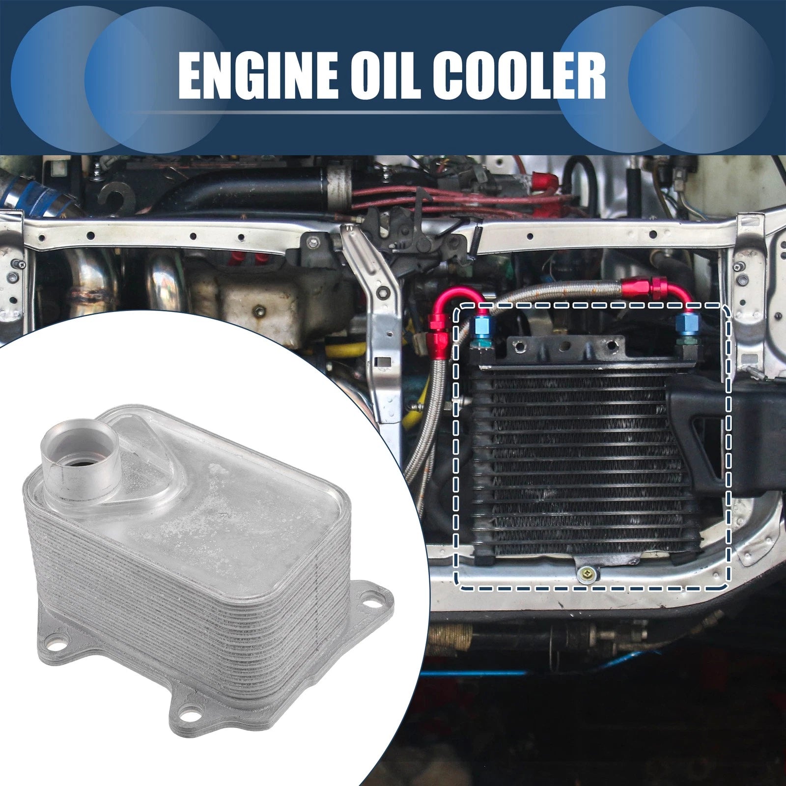 Car Engine Oil Cooler Replacement for Audi A3 Quattro (2008–2013)