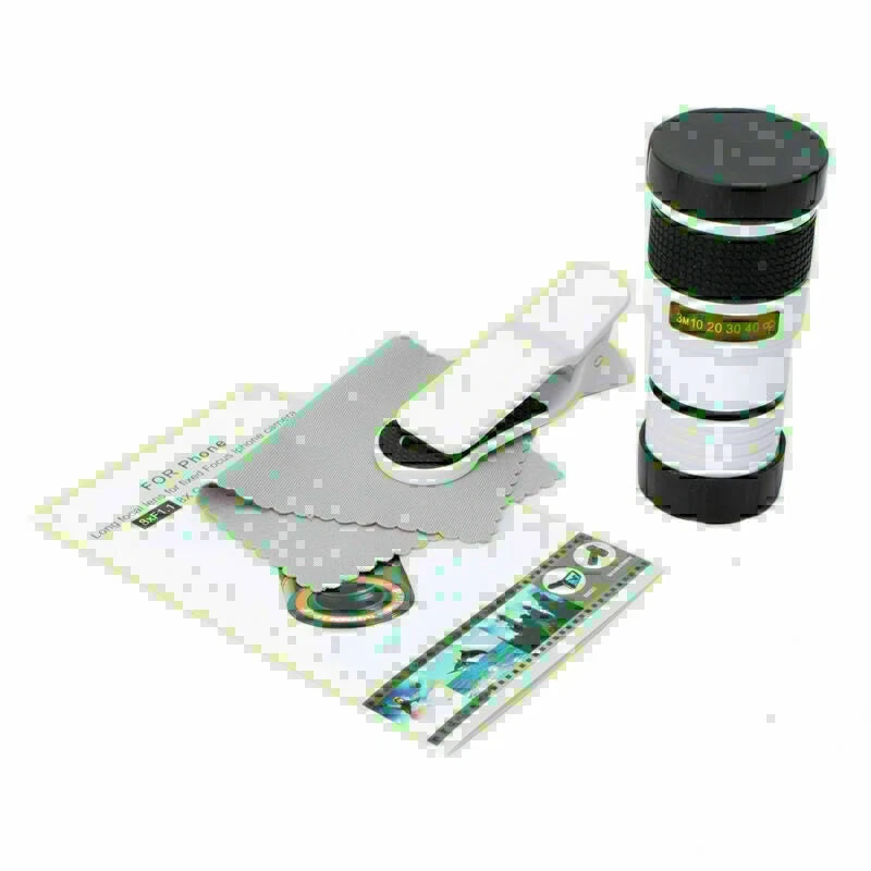 8x Optical Zoom Clip-on Camera Lens for Universal Cell Phone