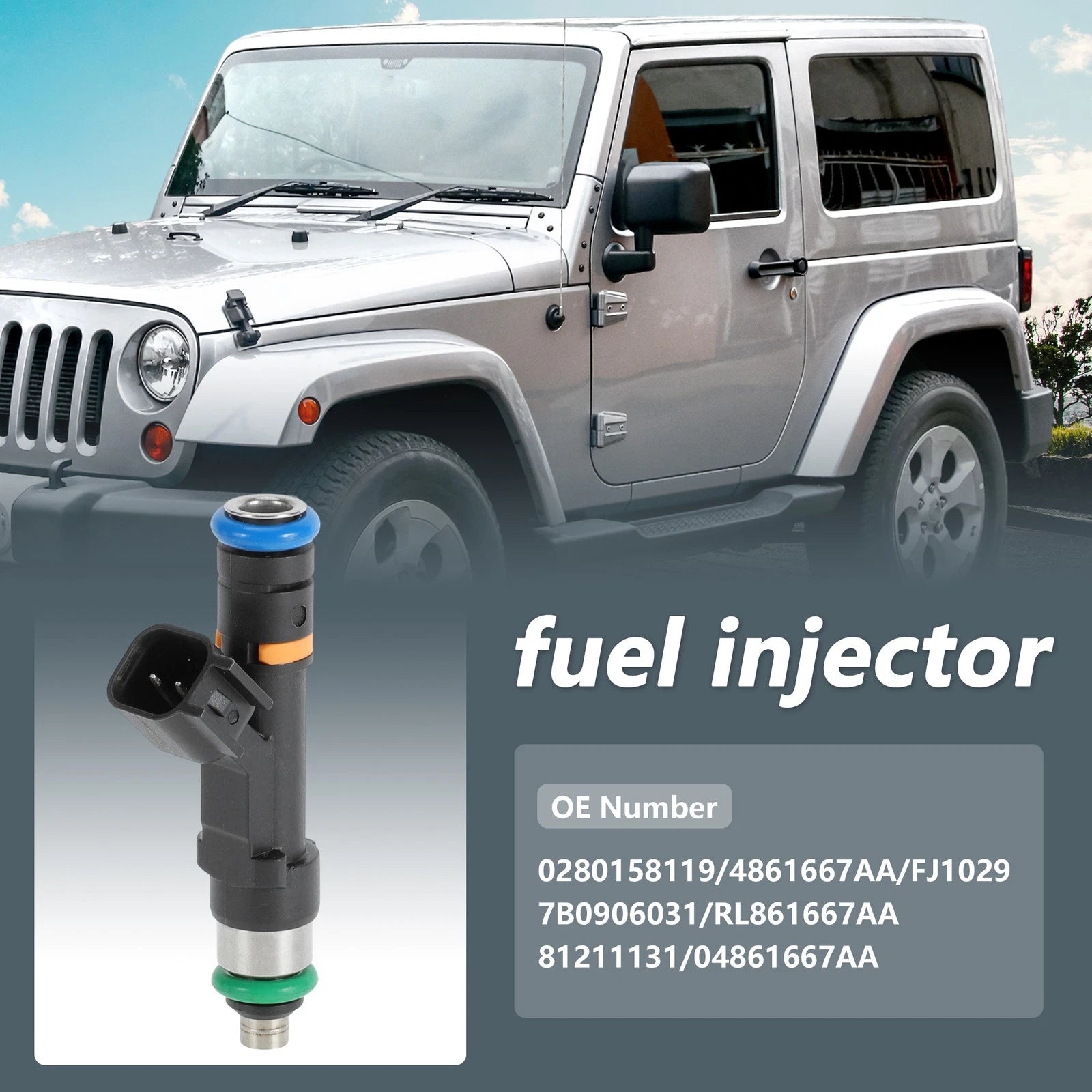 Fuel Injector Replacement for Jeep Wrangler 3.8L and Dodge Caravan (2008–2011)