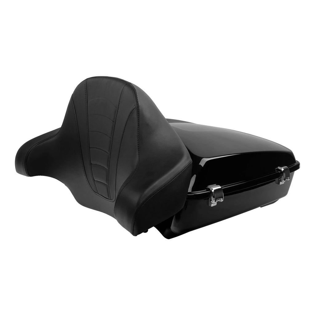 Chopped Trunk Backrest Pad for Harley Davidson Touring (2014–2026)