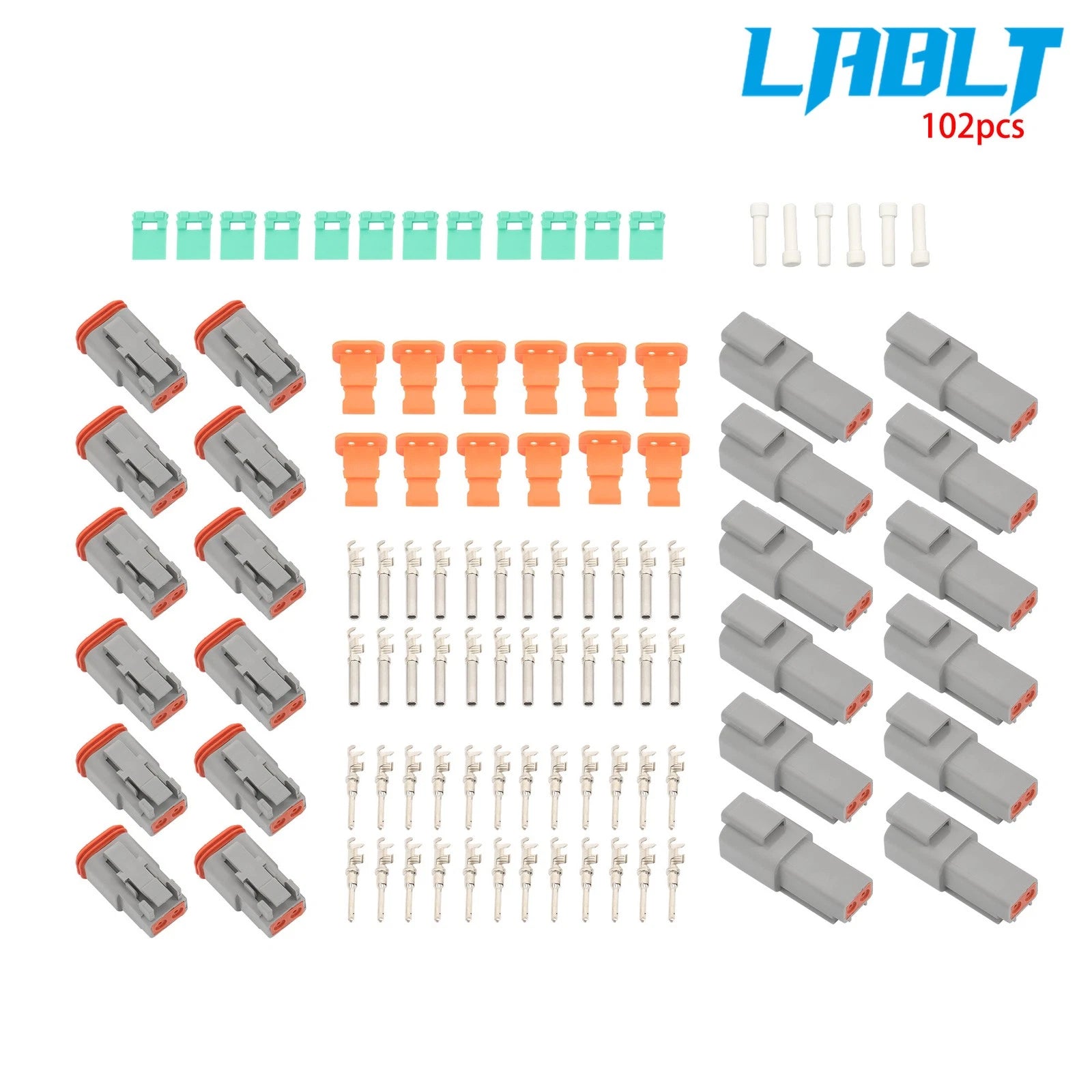 2X DT Connector Kits for LABLT (14-20 AWG, Waterproof)