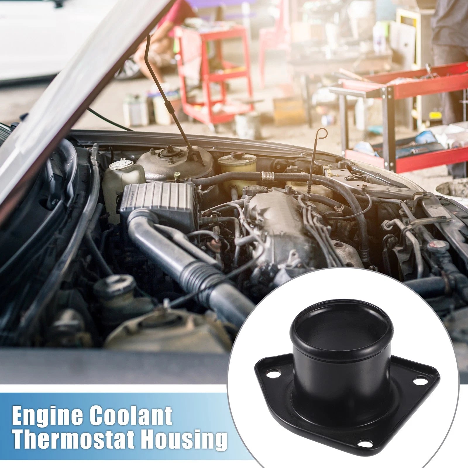 Engine Coolant Thermostat Housing Replacement for Ford F-250 Super Duty (1999–2003)