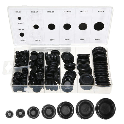 200Pcs Rubber Grommets Set for Universal Applications (Assorted Sizes)
